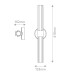 LED аплик за баня ELSTEAD HK-GEORGETTE-LED2-LCB GEORGETTE LED аплик за баня ELSTEAD HK-GEORGETTE-LED2-LCB GEORGETTE