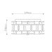 Плафон ELSTEAD HK-SABINA-3F-BK SABINA Плафон ELSTEAD HK-SABINA-3F-BK SABINA