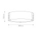 Фасаден плафон ELSTEAD HK-SAWYER-F-M-SQ SAWYER