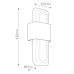LED аплик ELSTEAD KL-SERENE-LED-W-NBR SERENE