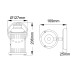 Аплик за баня ELSTEAD QUINTIESSE QN-ASHLANDBAY1-PC-BATH ASHLAND BAY