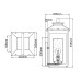 Фасаден аплик ELSTEAD QUINTIESSE QN-ATWATER-L-BK ATWATER