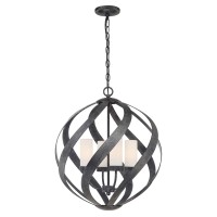Градински пендел ELSTEAD QUINTIESSE QN-BLACKSMITH-4P-OBK BLACKSMITH