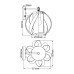 Градински аплик ELSTEAD QUINTIESSE QN-BLACKSMITH1-OBK BLACKSMITH
