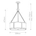 Пендел ELSTEAD QUINTIESSE QN-CHANCE-3P-BLB CHANCE