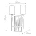 Аплик ELSTEAD QUINTIESSE QN-CREST-2WB-BLK CREST