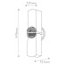 Аплик за баня ELSTEAD QUINTIESSE QN-ELAN-2WB-DG-OPAL ELAN