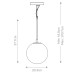 LED пендел ELSTEAD EUROFASE QUINTIESSE QN-KEPLER-1P-S-BG KEPLER