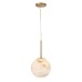 LED пендел ELSTEAD EUROFASE QUINTIESSE QN-KEPLER-1P-S-BG KEPLER
