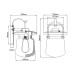Фасаден аплик ELSTEAD QUINTIESSE QN-LASALLE-S-WT LASALLE