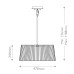 Пендел ELSTEAD QUINTIESSE QN-LINARA-3P-BK LINARA Пендел ELSTEAD QUINTIESSE QN-LINARA-3P-BK LINARA
