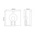 Аплик ELSTEAD QUINTIESSE QN-LUDLOW1-PN LUDLOW