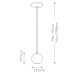 LED пендел ELSTEAD QUINTIESSE QN-MARNI-1P-NBR MARNI LED пендел ELSTEAD QUINTIESSE QN-MARNI-1P-NBR MARNI