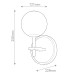 LED аплик ELSTEAD QUINTIESSE QN-MARNI-1WB-NBR MARNI
