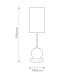 LED настолна лампа ELSTEAD QUINTIESSE QN-MARNI-TL-M-NBR MARNI LED настолна лампа ELSTEAD QUINTIESSE QN-MARNI-TL-M-NBR MARNI