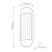 LED аплик ELSTEAD QUINTIESSE QN-PALAIS-W-M-VBS PALAIS LED аплик ELSTEAD QUINTIESSE QN-PALAIS-W-M-VBS PALAIS