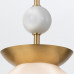 Пендел ELSTEAD QUINTIESSE QN-SAUCER-1P-M-AB-OPAL SAUCER Пендел ELSTEAD QUINTIESSE QN-SAUCER-1P-M-AB-OPAL SAUCER