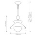 Пендел ELSTEAD QUINTIESSE QN-SAUCER-1P-M-AB-OPAL SAUCER Пендел ELSTEAD QUINTIESSE QN-SAUCER-1P-M-AB-OPAL SAUCER