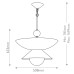 Пендел ELSTEAD QUINTIESSE QN-SAUCER-4P-L-AB-OPAL SAUCER Пендел ELSTEAD QUINTIESSE QN-SAUCER-4P-L-AB-OPAL SAUCER