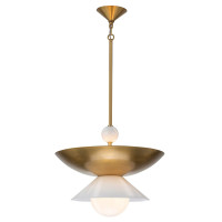 Пендел ELSTEAD QUINTIESSE QN-SAUCER-4P-L-AB-OPAL SAUCER