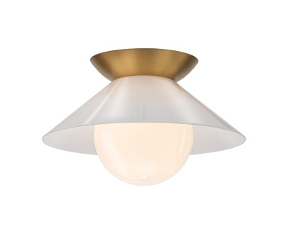 Плафон ELSTEAD QUINTIESSE QN-SAUCER-FM-AB-OPAL SAUCER