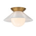 Плафон ELSTEAD QUINTIESSE QN-SAUCER-FM-AB-OPAL SAUCER