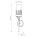 Аплик ELSTEAD QUINTIESSE QN-SAWGRASS-1WB-DG-O SAWGRASS