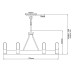 ELSTEAD QUINTIESSE QN-SILAS-6P-DZ SILAS