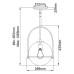 Пендел ELSTEAD QUINTIESSE QN-SOMERSET-P-O-BN SOMERSET