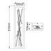LED аплик ELSTEAD QUINTIESSE QN-STYX-LED-W-BG STYX