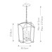 Пендел ELSTEAD QUINTIESSE QN-THAYER-3P-ADB THAYER