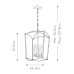 Пендел ELSTEAD QUINTIESSE QN-THAYER-4P-ADB THAYER