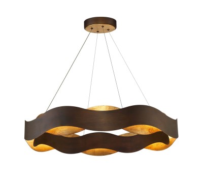 LED пендел ELSTEAD EUROFASE QUINTIESSE QN-VAUGHAN-P-L-BRZ-GD VAUGHAN