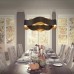 LED пендел ELSTEAD EUROFASE QUINTIESSE QN-VAUGHAN-P-M-BRZ-GD VAUGHAN