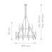Пендел ELSTEAD QUINTIESSE QN-WILLOW18-CBK WILLOW