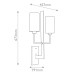 ELSTEAD QUINTIESSE QNA-BLADE-2WB-ABR BLADE ELSTEAD QUINTIESSE QNA-BLADE-2WB-ABR BLADE