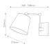 Аплик ELSTEAD QUINTIESSE QNA-WATSON-1WB-BAB WATSON