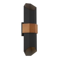 LED фасаден аплик ELSTEAD QZ-CHASM-L-BKW CHASM