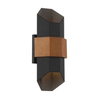 LED фасаден аплик ELSTEAD QZ-CHASM-M-BKW CHASM