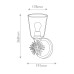 Аплик ELSTEAD STARING-1WB-DG-CLEAR STARING