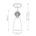 Пендел ELSTEAD STARING-MP-DG-OPAL STARING