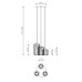 Пендел EMIBIG 1364/3PREM VANDER GOLD