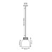 Пендел EMIBIG 1628/1 VIGO 1 WHITE