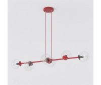 Пендел EMIBIG 1645/6 MAGNUS 6 BURGUNDY TRANSPARENT