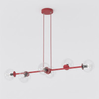 EMIBIG 1645/6 MAGNUS 6 BURGUNDY TRANSPARENT