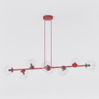 EMIBIG 1645/8 MAGNUS 8 BURGUNDY TRANSPARENT