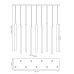 Пендел EMIBIG 1648/9 SELTER 9 GREY