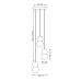 Пендел EMIBIG 1673/3 LOOP 3 MOKKA Пендел EMIBIG 1673/3 LOOP 3 MOKKA