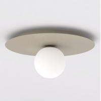 Плафон EMIBIG 1687/1 SOLAR 1 MOKKA OPAL Плафон EMIBIG 1687/1 SOLAR 1 MOKKA OPAL