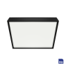 LED панел за външен монтаж PREZENT 27024 LENYS III SQ BLACK 12W 4000K IP44